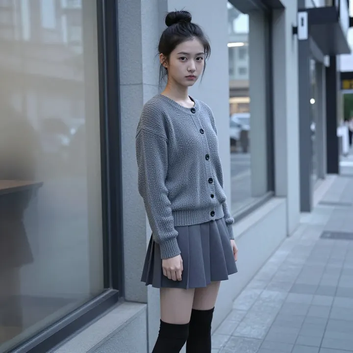 今日份清冷少女感主題圖片 0844，杰作，最佳画质，极致细节，照片级写实 , 角色扮演人像摄影风格