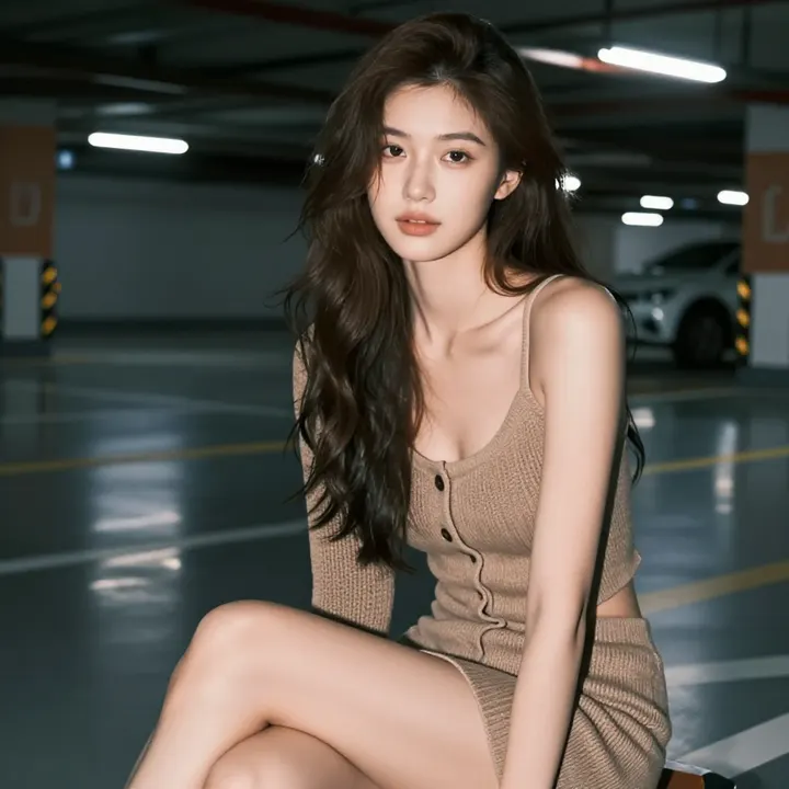 地下车库的温柔时刻主題圖片 0849，杰作，最佳画质，极致细节，照片级写实 , 日常随性街拍风格