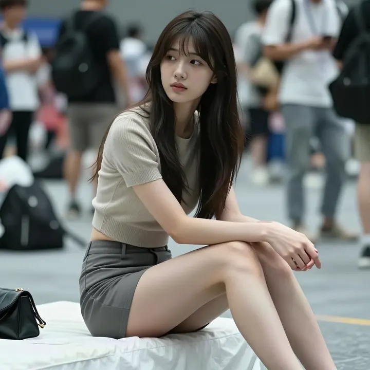 今日份日系甜妹写真主題圖片 0866，杰作，最佳画质，极致细节，照片级写实 , 低饱和电影风格