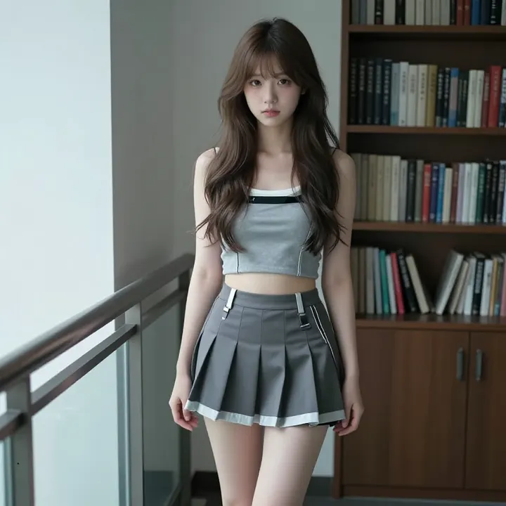 今日份校园少女感主題圖片 0901，杰作，最佳画质，极致细节，照片级写实 , 清透漫展人像风格