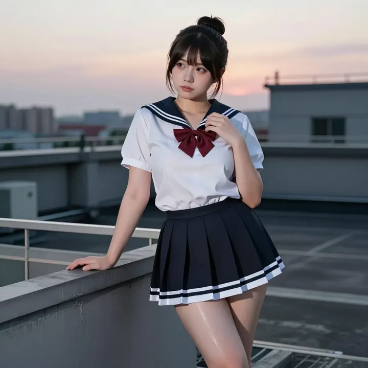 今日份校园写真主題圖片 0919，杰作，最佳画质，极致细节，照片级写实 , 轻纪实二次元人像风格